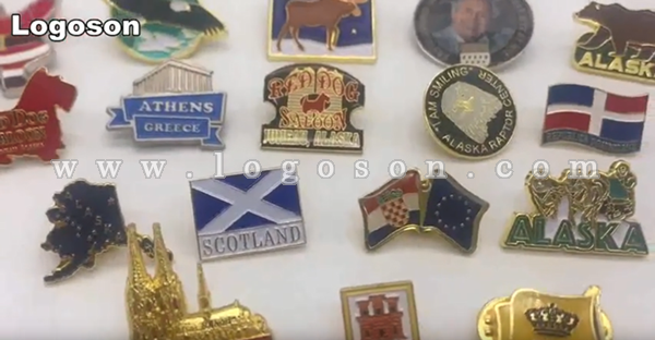 Pin badges