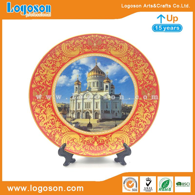 Large Decorative Plates With Stands Custom Photos Printing