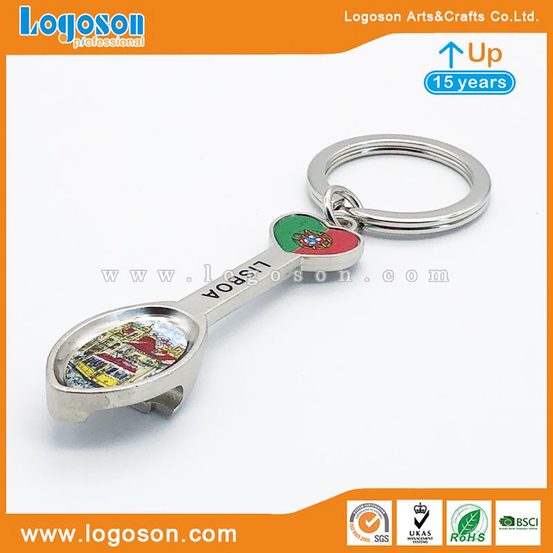 Unique Spoon Shaped Custom Bottle Opener Key Chains Wholesale