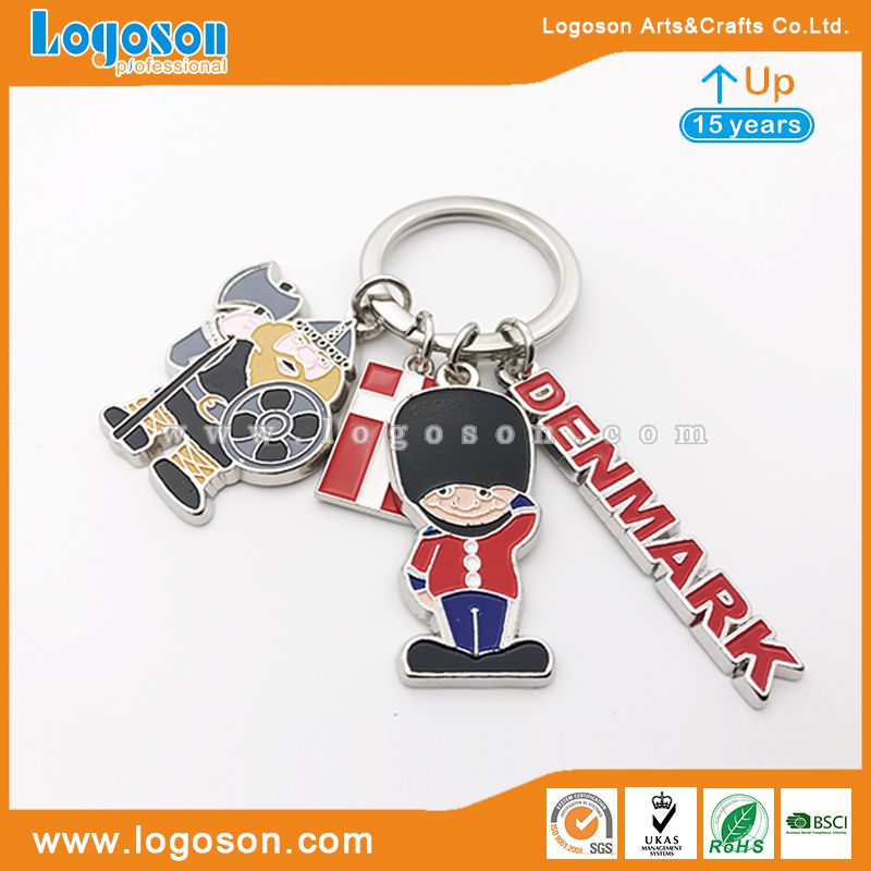 Personalised Keychain Souvenirs Metal Keychains Fobs Wholesale