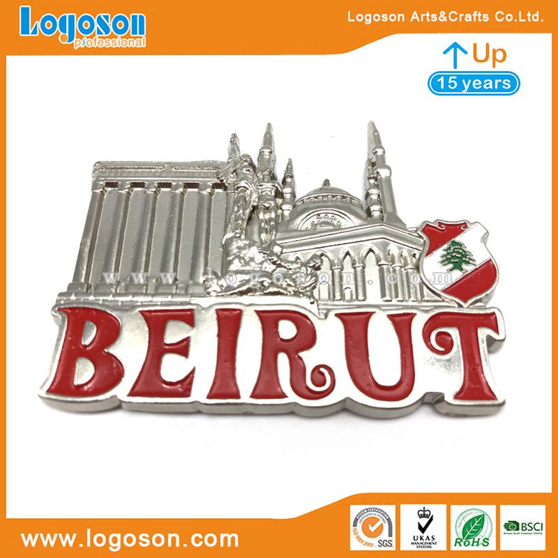OEM Metallic Beirut Lebanon Fridge Personalised Souvenirs