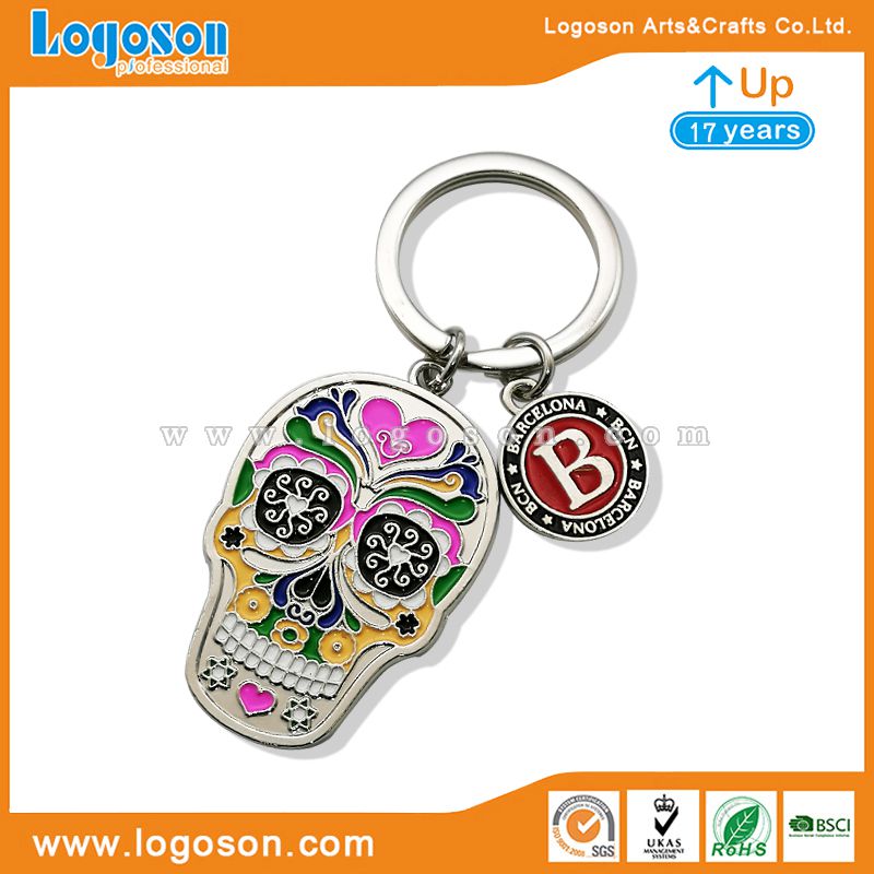 skull keychain