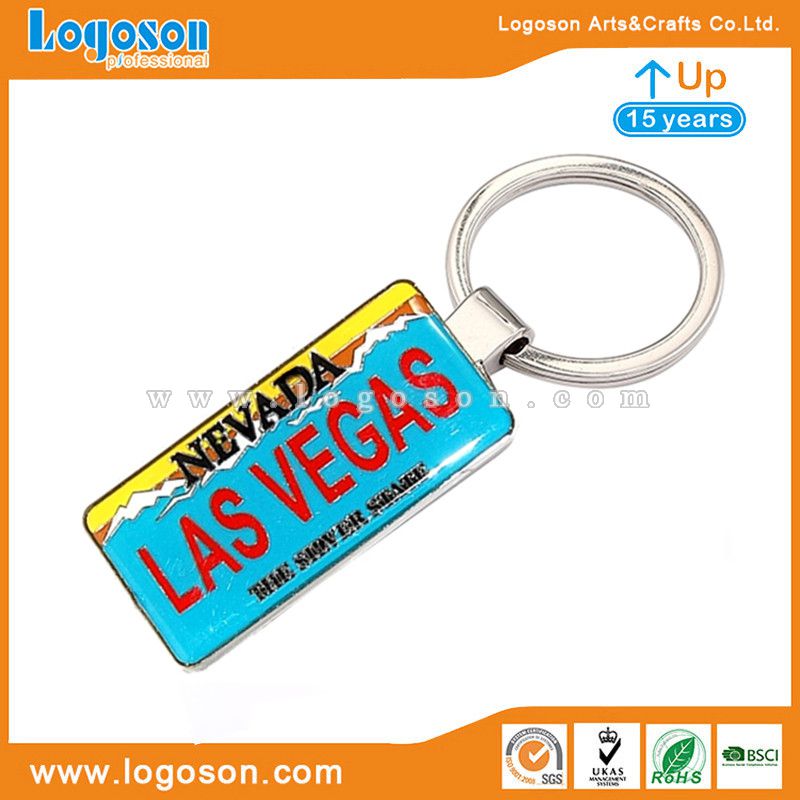 las vegas license plate keychain