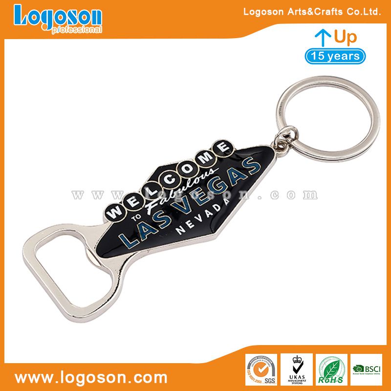 Las Vegas bottle opener keychain