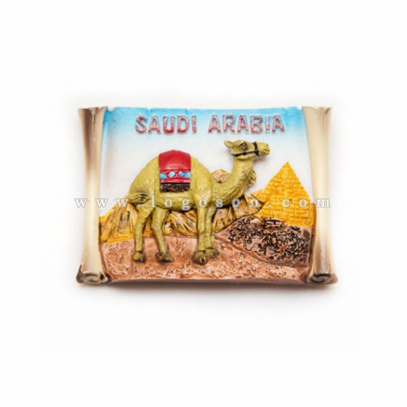 saudi arabia resin fridge magnet