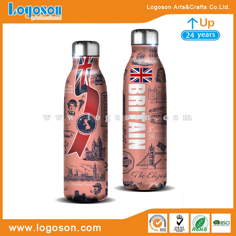 Custom 500ml 17oz Quality Stainless Steel Vacuum Thermos Flask Bottle